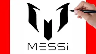 Drawing MESSI LOGO in 5 Minutes! Easy Way