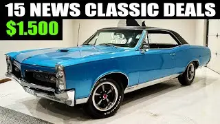 15 Cheap classic cars for sale by owner. Priced at $1,500 to $34,000