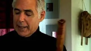 Cleaning a Shakohachi Flute