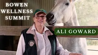 Ali Goward at the Bowen Wellness Summit - EMRT Equine Therapy