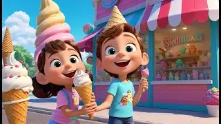 The Ice Cream Bridge Melts Away | Sweet Adventure Song for Kids | Ice Cream Rhyme