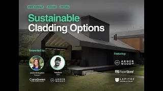Sustainable Cladding Options [Webinar]