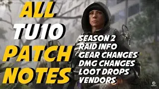 Full TU10 Patch Notes | The Division 2: Warlords of New York