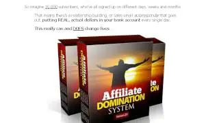 Self Development Affiliate Domination System 2.0
