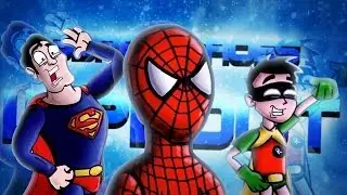 SUPERHEROES ON WIPEOUT!