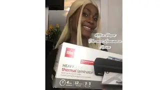Get The Perfect Laminating Set-up With Office Depot's Heavy-duty Thermal Laminator!