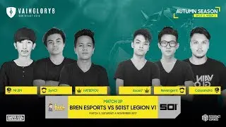 Bren Esports vs 501st Legion V1 Vainglory 8 SEA Autumn Season S2W3