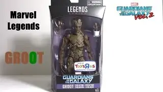Marvel Legends Evolution of Groot Figure Review Toys R Us Exclusive