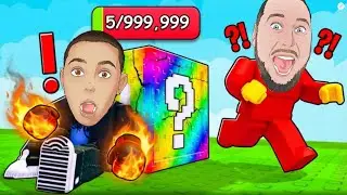 We go CRAZY to BREAK THE LUCKY BLOCKS in Roblox