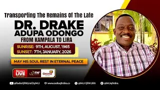 THE REMAINS OF THE LATE DR. DRAKE ADUPA ODONGO ENROUTE FROM KAMPALA TO LIRA
