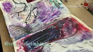 Daisy Yellow Art Journaling Prompt - Alphabetical + Winter + Purple | Creative Breathings