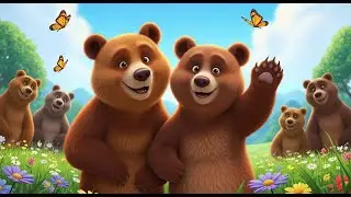 Six Little Bears Learn Numbers | Best Nursery Rhymes and Kids Songs Collection