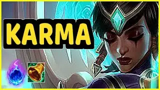 KARMA VS THRESH SUPPORT GAMEPLAY CHALLENGER I