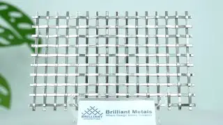 Flat Wire Stainless Steel Decorative Wire Mesh Screen - Einstein307