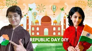 Republic Day Special 🇮🇳 | Easy DIY Tiranga Flag & Tricolour Flower Brooch ✨