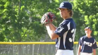 Harrison Lendrum Pitching and Hitting for Post 32, Jr. American Legion 2016