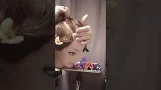 Rolling a spiral perm with conventional rods.
