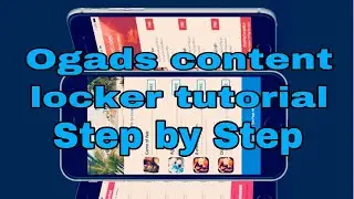 ogads Content locker tutorial