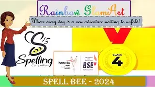 Spell Bee 2024 | Humming Bird | Class 4 | #spellbee #hummingbird #class4  #spelling #spells