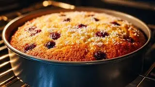 Cake in 5 minutes! Just 6 ingredients. A Recipe from a 1950s Magazine!