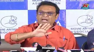 Actor Naresh Counter Press Meet Full Video | MAA Association Press Meet | NTV Entertainment
