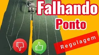 MAQUINA DE COSTURA PULANDO PONTO ( FALHANDO PONTO).