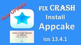 Fix AppCake Crashing iOS 13 ✅| How To Fix AppCake Crash On iOS 13.4.1
