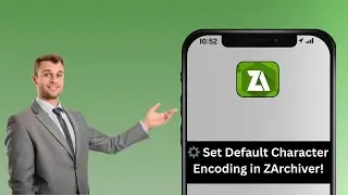 How to Set Default Character Encoding in ZArchiver | Fix File Name Issues