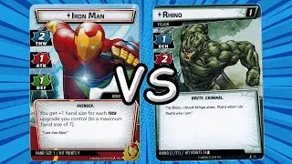 I am (Marvel Champions) Iron Man (L) vs Rhino (S)