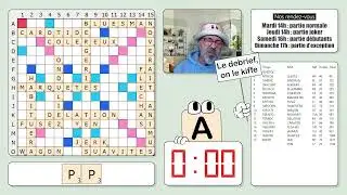 Partie Joker 89 - Scrabble duplicate