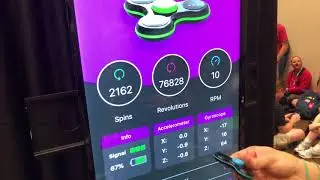 FidgetlyCTRL Smart Fidget Spinner - Hands-on At PAX West 2017
