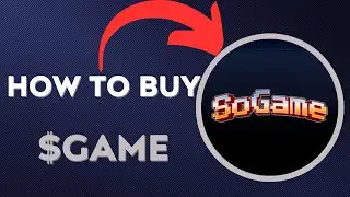 How To BUY $GAME SoGame TOKEN CRYPTO COIN IN 60 SECONDS