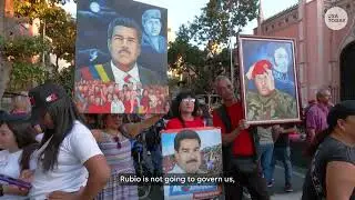 Nicol&aacute;s Maduro supporters rally in Venezuela