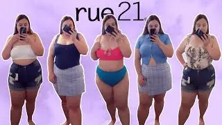 RUE21 PLUS SIZE TRY ON HAUL | SUMMER SHORTS, SWIM & TOPS FOR A SIZE 18 BODY
