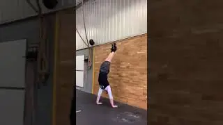 Handstand walk to wall