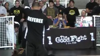 Elizabeth Warner wins with an armbar submission