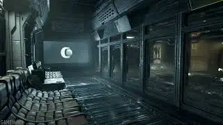 3 Hour - Dead Space Remake - Ishimura Bridge Tram Station Waiting Room Ambience