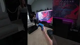 PS5 Gaming in my living room on a 100