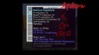 Obtaining God Armor in survival minecraft