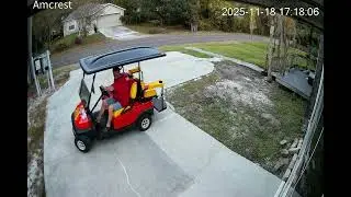 Harry Flexes His Harry Potter Golf Cart With Burnouts at Hank&rsquo;s Place!