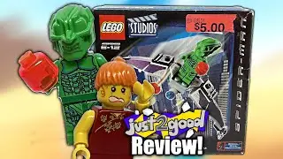 LEGO Studios Spider-Man Green Goblin REVIEW! 2002 set 1374!