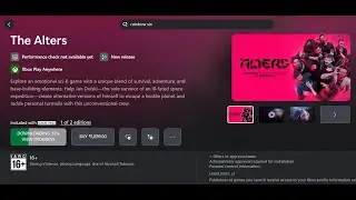 Fix The Alters Not Installing On Xbox App/Microsoft Store On PC