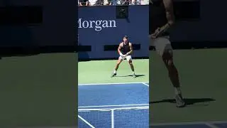 Carlos Alcaraz at US Open practice. #carlosalcaraz #usopen2024