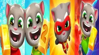 Talking Tom Gold Run Vs Tom Gold Run 2 Vs Tom Hero Dash Vs Tom Time Rush - All Heroes Vs Bosses Trap