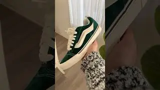 Under $50&hellip;Vans Knu Skool Pig Suede Green Unboxing #vansoldskool #vans #sneakers #sneakerunboxing