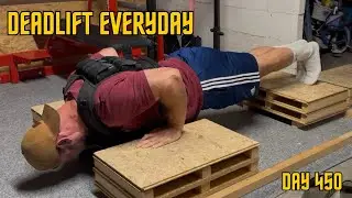 Deadlift Everyday Day 450: What about ring pushups and weighted dips?