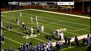 The Wheaton North Defense stops Prospect once again on 4th down