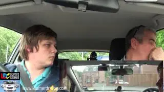 Dean's 3rd driving lesson with Bob