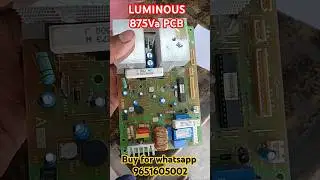 luminous LB 875va PCB #powertak #electronicmusic #dushyantkukreja #dusyant_electronic