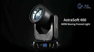 AstraSoft 400 | 400W Moving Fresnel Light Demo | GK Lighting RayGlimz
